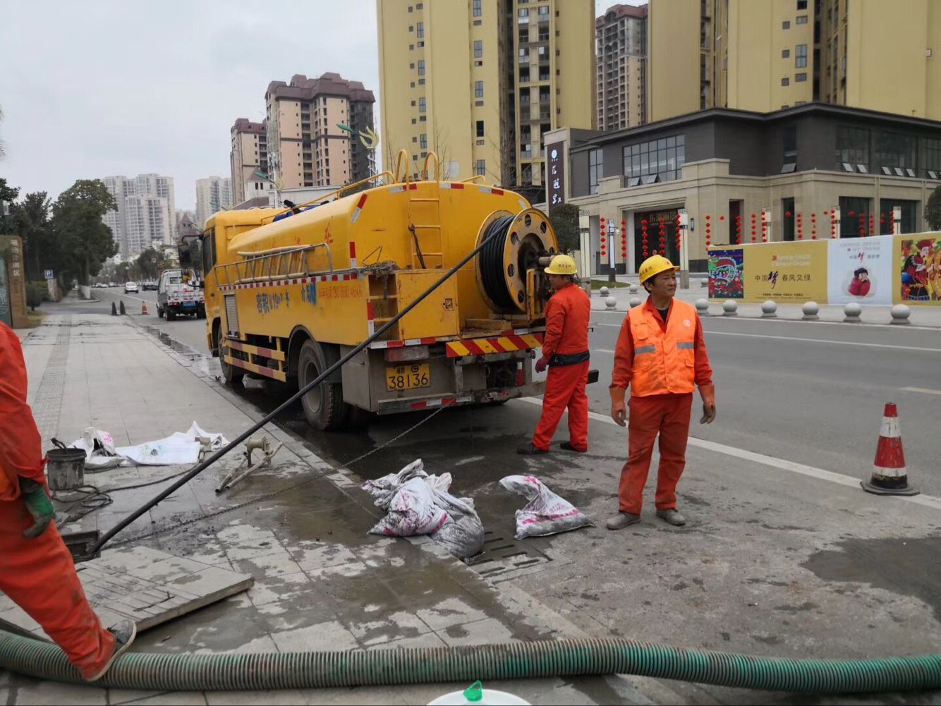 商都排污管道清淤-管道清洗